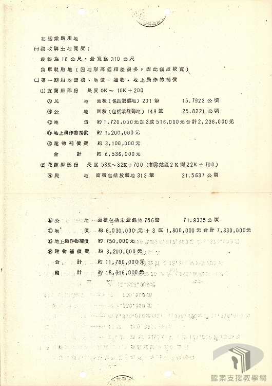 興建北迴鐵路工程徵地案3