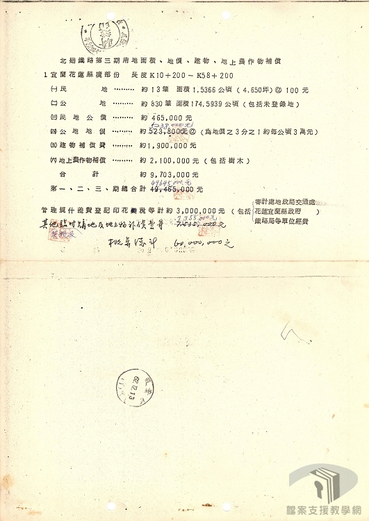 興建北迴鐵路工程徵地案5