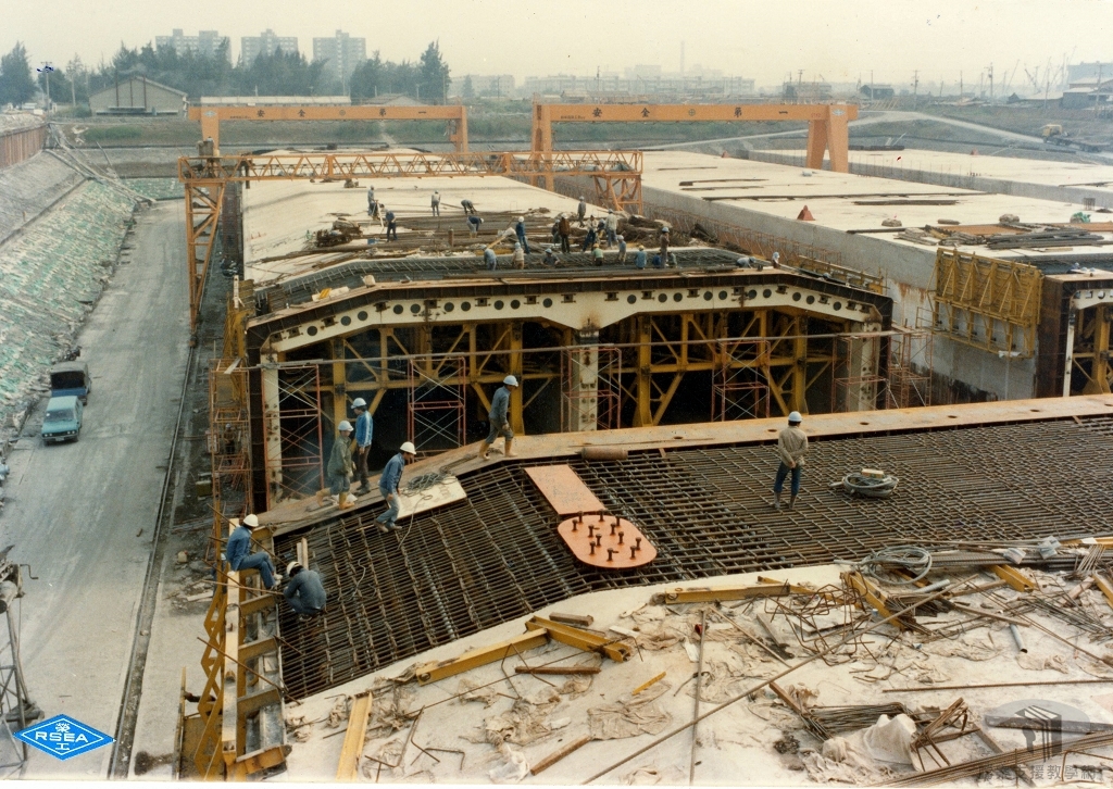 高雄過港隧道工程施工相片2