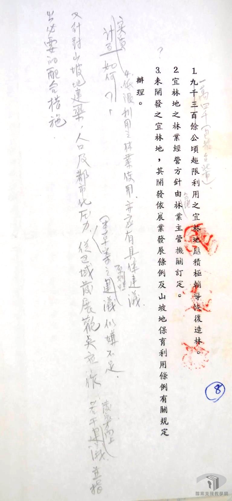 山坡地開發利用與水土保持8