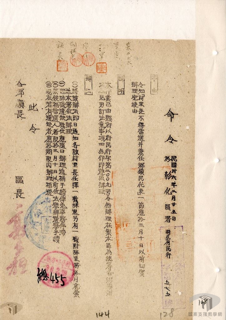 里長﹑鎮民代表選舉2