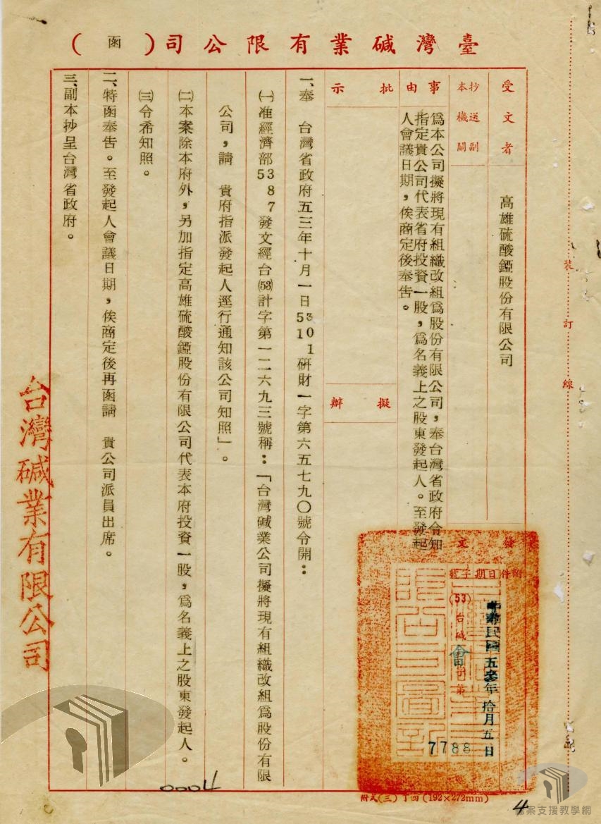 臺鹼公司股東會4