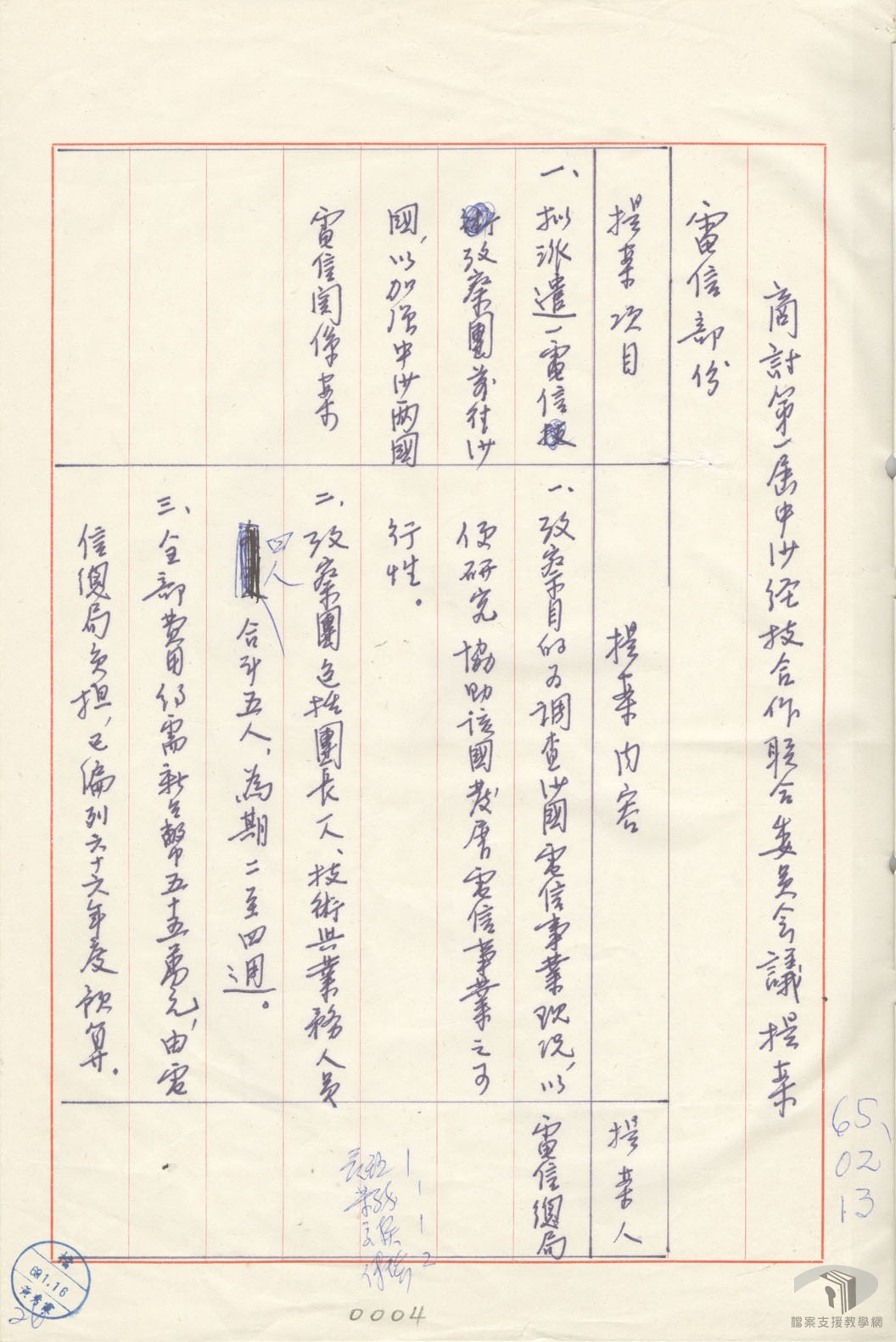 中沙電信技術合作案1