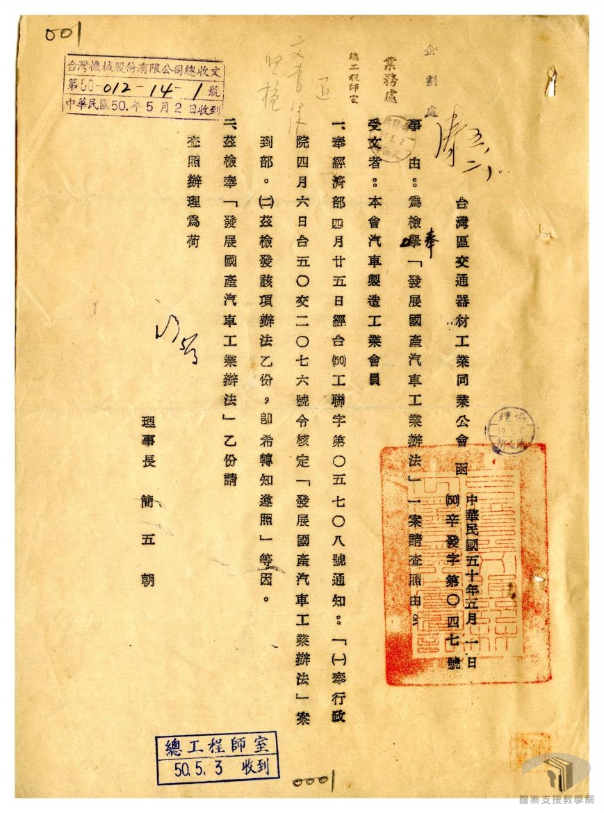 有關國產工業辦法1