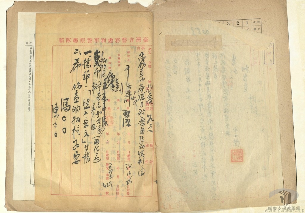 可疑分子考管-蔡瑞月歌舞團案1